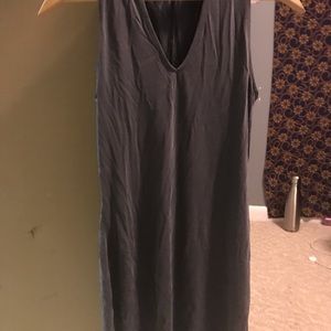 Gray above the knee dress